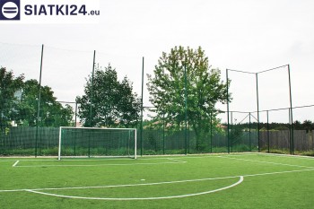 Siatki Kluczbork - Tu zabezpieczysz ogrodzenie boiska w siatki; siatki polipropylenowe na ogrodzenia boisk. dla terenów Kluczborka