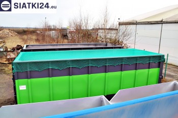 Siatki Kluczbork - Siatka przykrywająca na kontener - zabezpieczenie przewożonych ładunków dla terenów Kluczborka