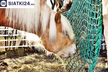 Siatki Kluczbork - Worek na siano dla koni - siatka oczko 4,5cm gr.3mm dla terenów Kluczborka